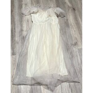 Kids‎ White Tulle Dress Off Shoulder Party Special Occasion